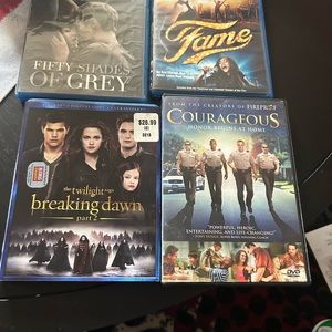3 Blu-ray’s and 1 dvd. EUC